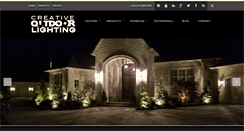 Desktop Screenshot of creativeoutdoorlighting.com